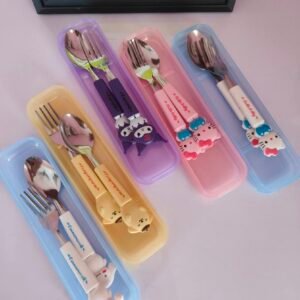 Cute Sanrio Spoon & Fork Set
