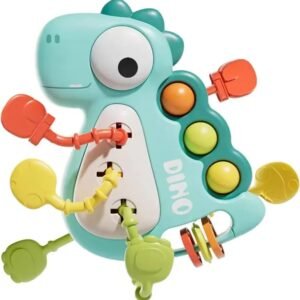 Dino 5-in-1 Pull String Sensory Toy